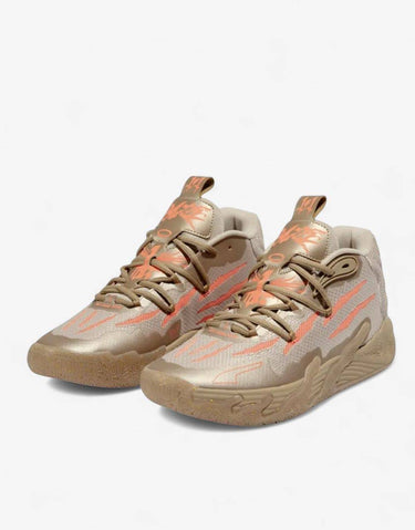 PUMA x LaMelo Ball Mb.03 Basketball Shoes Beige/Gold | MegaMall.bg