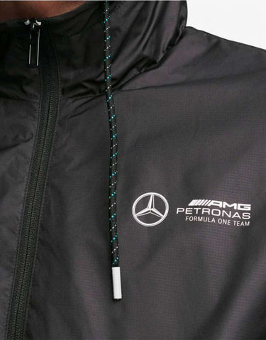 PUMA x Mercedes Amg Petronas F1 Waterproof Jacket Black | MegaMall.bg