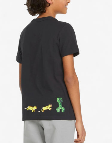 PUMA x Minecraft Graphic Tee Black | MegaMall.bg