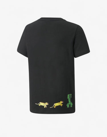 PUMA x Minecraft Graphic Tee Black | MegaMall.bg