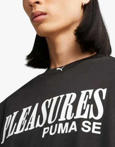 PUMA x Pleasure Typo Tee Black