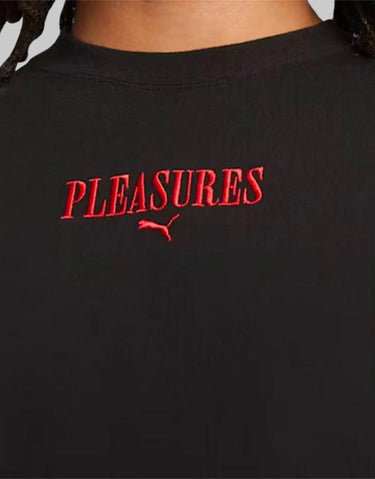 PUMA x Pleasures Graphic Tee Black