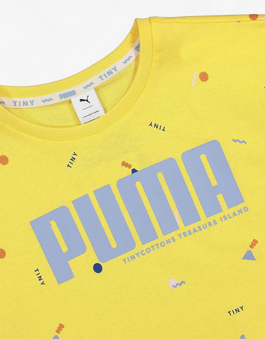 PUMA x Tinycottons Tee Yellow | MegaMall.bg