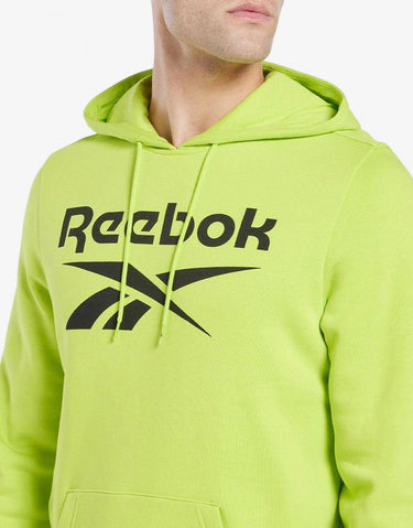 REEBOK Identity Big Logo Fleece Hoodie Yellow | MegaMall.bg