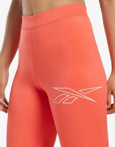 REEBOK Running Vector Leggings Orange | MegaMall.bg