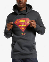 REEBOK x DC Superman Hoodie Dark Grey Сив XS | MegaMall.bg