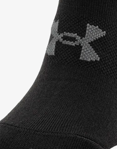 UNDER ARMOUR Essential No Show 6pk Black