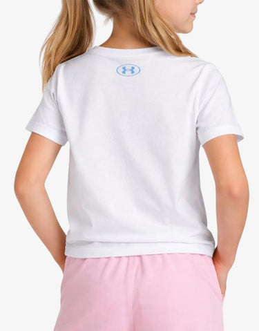 UNDER ARMOUR Bubble Wordmark Tee White