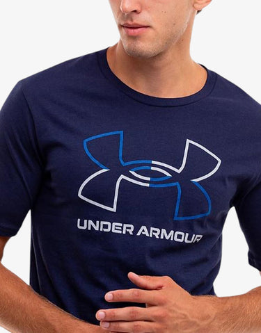 UNDER ARMOUR Gl Foundation Update Ss Tee Dark Blue