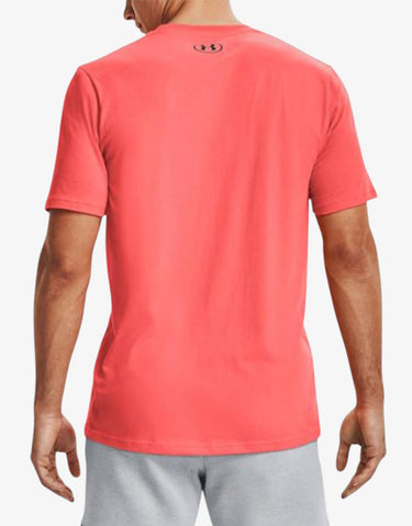 UNDER ARMOUR Left Chest Lockup Tee Orange