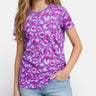 UNDER ARMOUR Live Fierce Instinct Prnt Tee Purple Лилав S | MegaMall.bg