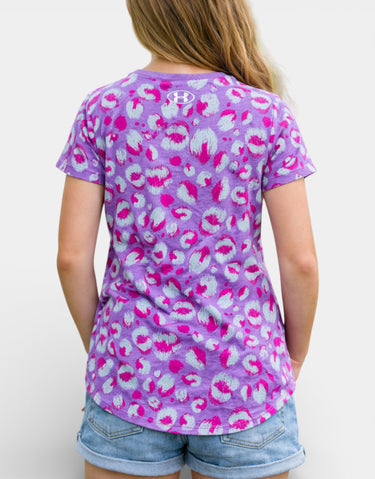 UNDER ARMOUR Live Fierce Instinct Prnt Tee Purple | MegaMall.bg