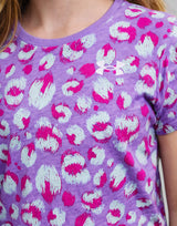 UNDER ARMOUR Live Fierce Instinct Prnt Tee Purple | MegaMall.bg