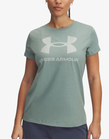 UNDER ARMOUR Logo SS Tee Green