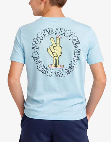 UNDER ARMOUR Peace Love Tee Blue