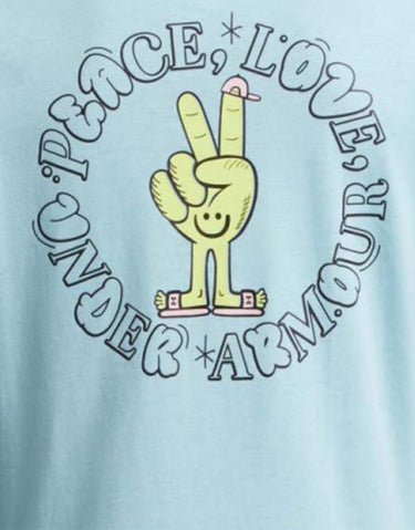 UNDER ARMOUR Peace Love Tee Blue