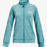 UNDER ARMOUR Rival Terry Taped FZ Hoodie Blue Син 128-137 | MegaMall.bg