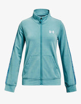 UNDER ARMOUR Rival Terry Taped FZ Hoodie Blue Син 128-137 | MegaMall.bg