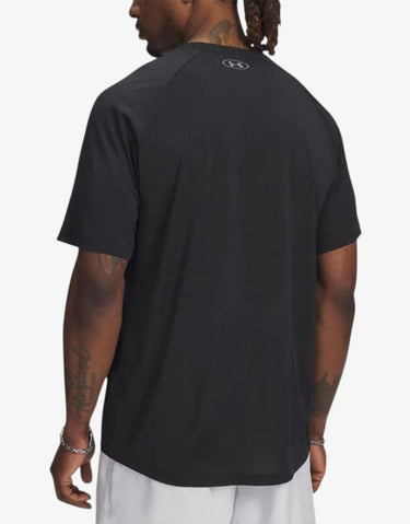 UNDER ARMOUR Tech Reflective Ss Tee Black