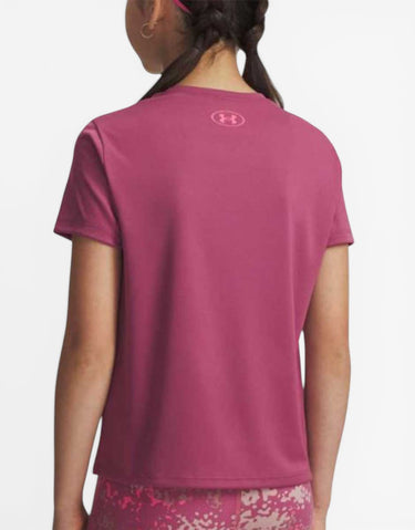 UNDER ARMOUR Tech Varsity Graphic Tee Fuchsia