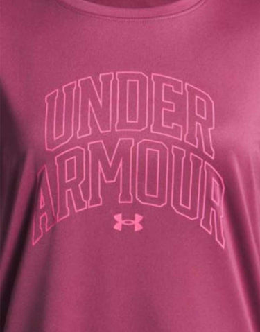 UNDER ARMOUR Tech Varsity Graphic Tee Fuchsia
