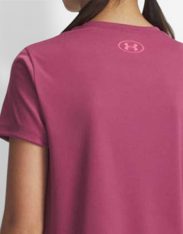 UNDER ARMOUR Tech Varsity Graphic Tee Fuchsia