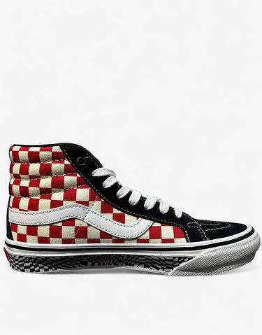 VANS Skate Sk8-Hi Reissue Shoes Black/Red | MegaMall.bg