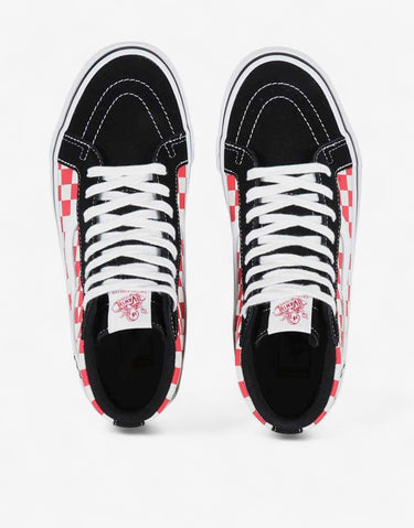 VANS Skate Sk8-Hi Reissue Shoes Black/Red | MegaMall.bg
