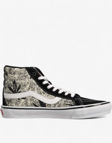 VANS Skate Sk8-Hi Reissue Shoes White/Black | MegaMall.bg