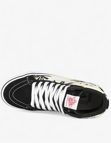 VANS Skate Sk8-Hi Reissue Shoes White/Black | MegaMall.bg