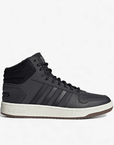 ADIDAS Hoops 2.0 Mid Winterized Shoes Black | MegaMall.bg