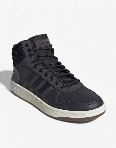 ADIDAS Hoops 2.0 Mid Winterized Shoes Black | MegaMall.bg