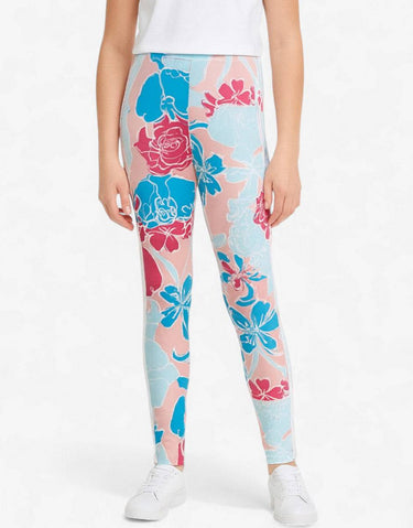 ADIDAS Originals Floral All Over Print Leggings Mulicolor Многоцветен 128 | MegaMall.bg