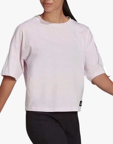 ADIDAS Sportswear Future Icons 3-Stripes Tee Light Pink