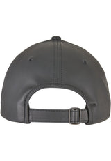 Synthetic Leather Alpha Shape Dad Cap