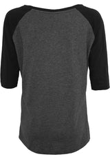 Ladies 3/4 Contrast Raglan Tee