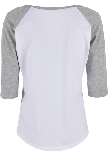 Ladies 3/4 Contrast Raglan Tee