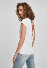 Ladies Back Cut Tee
