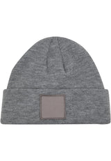 Knit Beanie with Patch