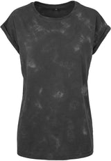 Ladies Batik Dye Extended Shoulder Tee