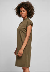 Ladies Turtle Extended Shoulder Dress