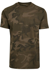 Camo Round Neck Tee