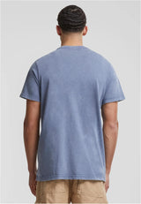Acid Washed Round Neck Tee