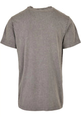 Acid Washed Round Neck Tee