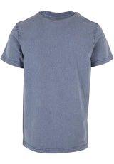 Acid Washed Round Neck Tee