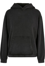Ladies Acid Washed Oversize Hoody