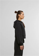 Ladies Short Oversized Zip Jacket