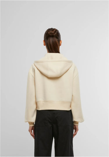 Ladies Short Oversized Zip Jacket