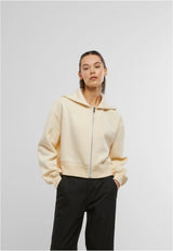 Ladies Short Oversized Zip Jacket