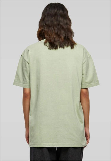 Ladies Oversized Acid Wash Tee